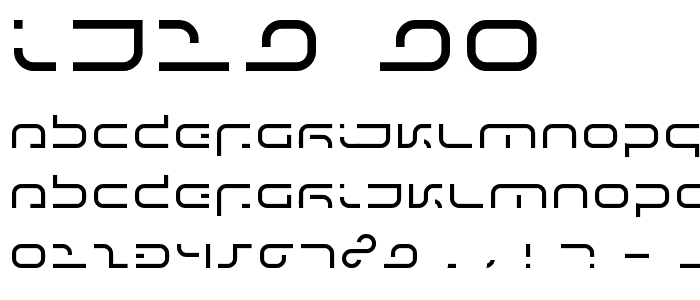 IJ19 90 font